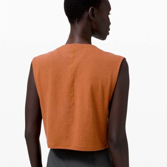 Lululemon lab esker cropped tank sable NWT XL - Picture 2 of 6